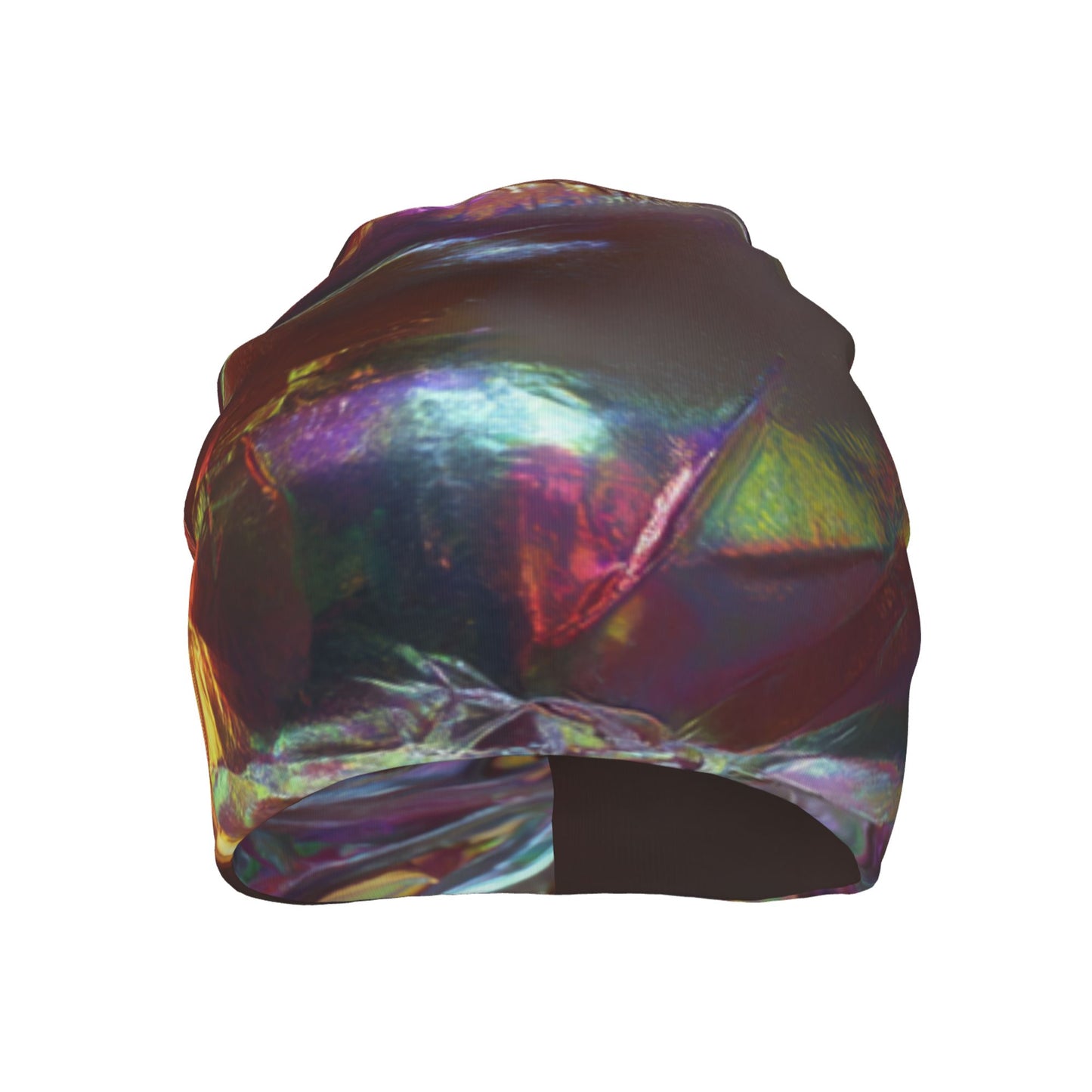 Metallic Lips Print Adult Knitted Beanie | Double-Layer Stylish & Warm Hat