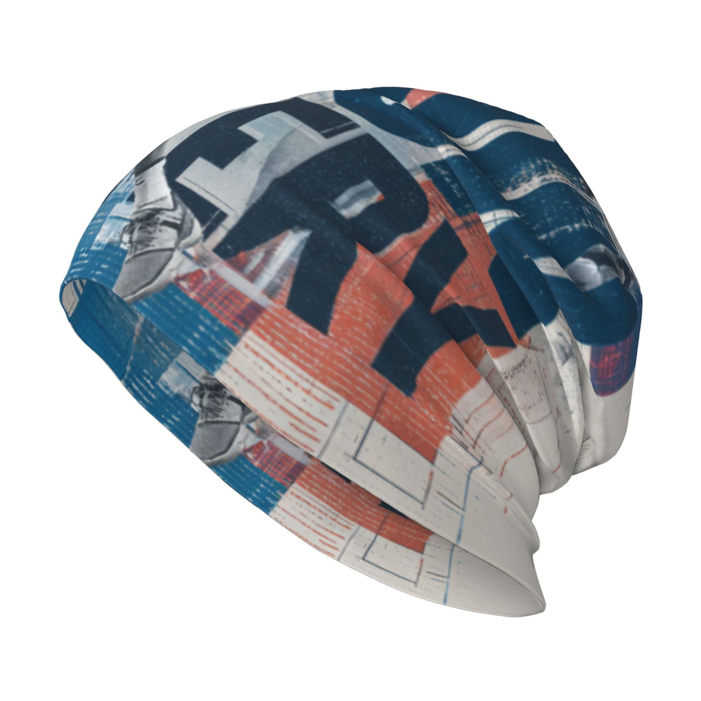 Basketball Sport Style Knitted Beanie for Adults | Double-Layer Warm Streetwear Hat