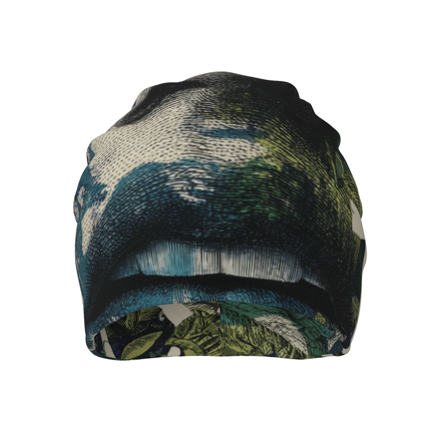 Double-layer knitted hat with personalized pattern