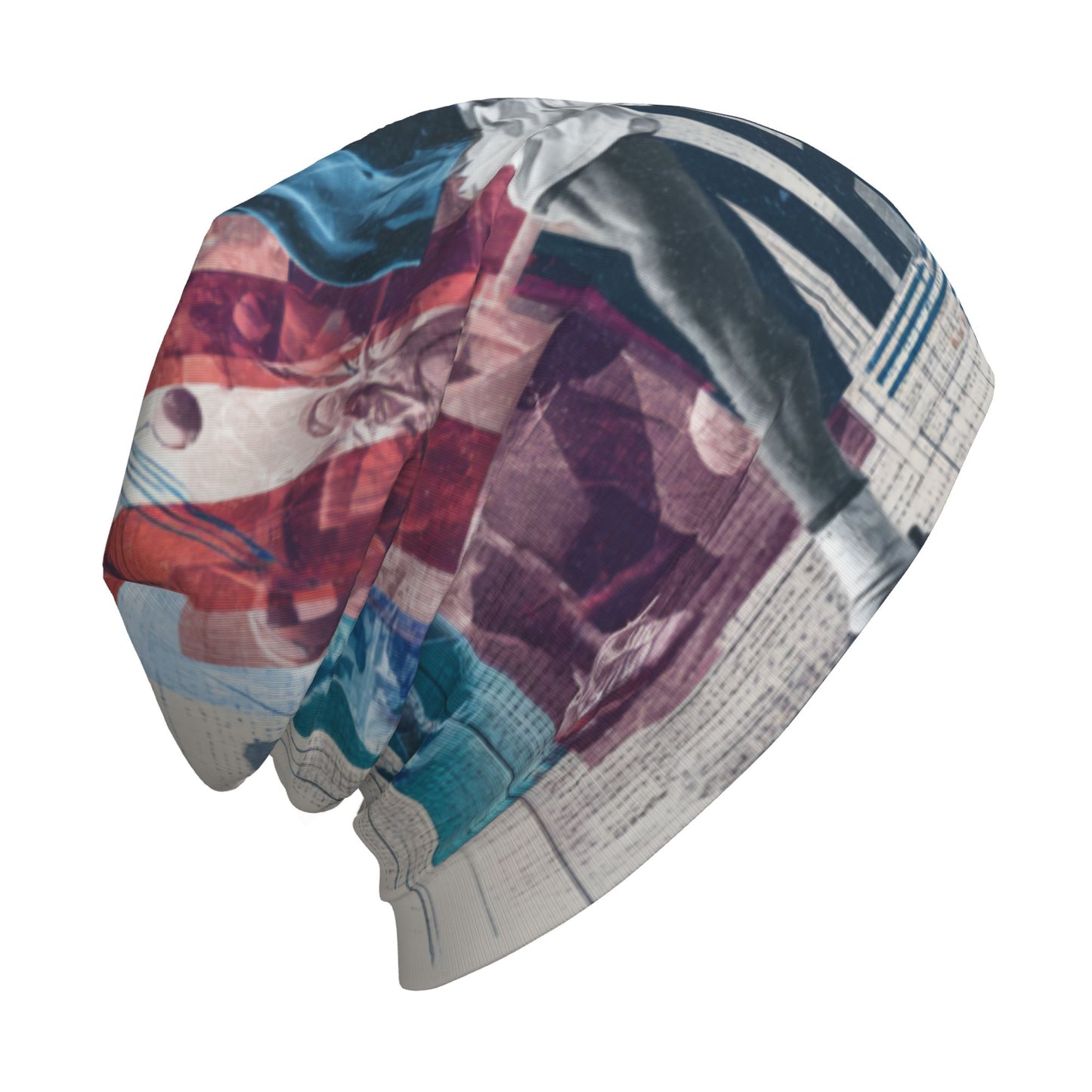 Basketball Sport Style Knitted Beanie for Adults | Double-Layer Warm Streetwear Hat