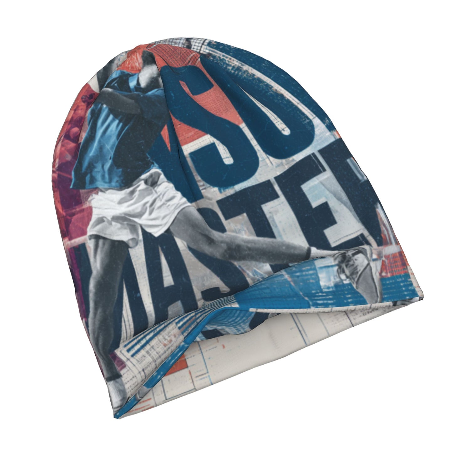 Basketball Sport Style Knitted Beanie for Adults | Double-Layer Warm Streetwear Hat